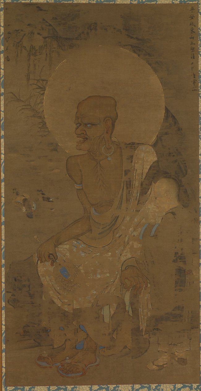 Arhat (<em>Nakula</em>), jeden z zestawu szesnastu autorstwa Ryozen