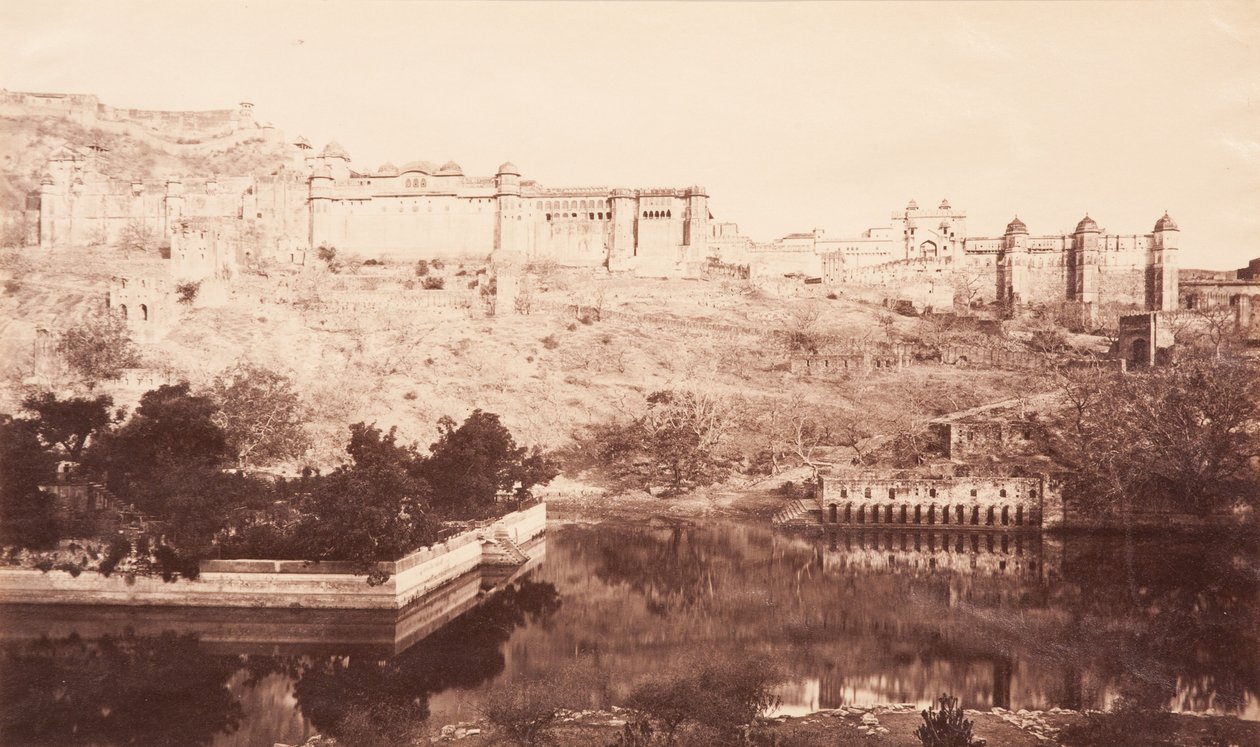 Widok fortu Bursztynowego, 1871 (odbitka albumowa) autorstwa S. and Shepherd, C. Bourne