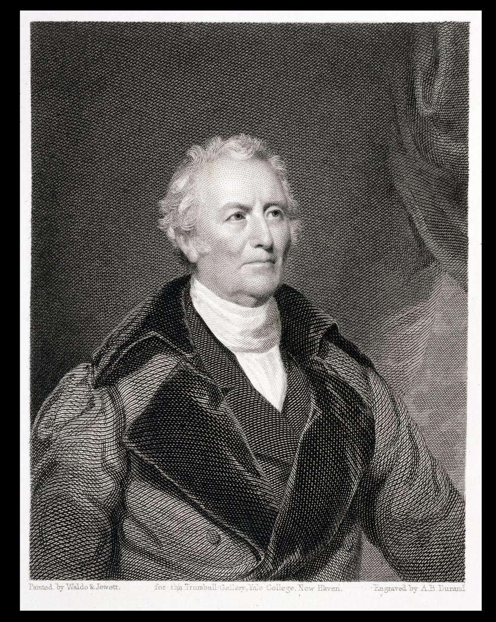 John Trumbull (1756-1843) wyryty przez Ashera Browna Duranda (1796-1886) autorstwa S.L. and Jewitt, T.O.S. Waldo