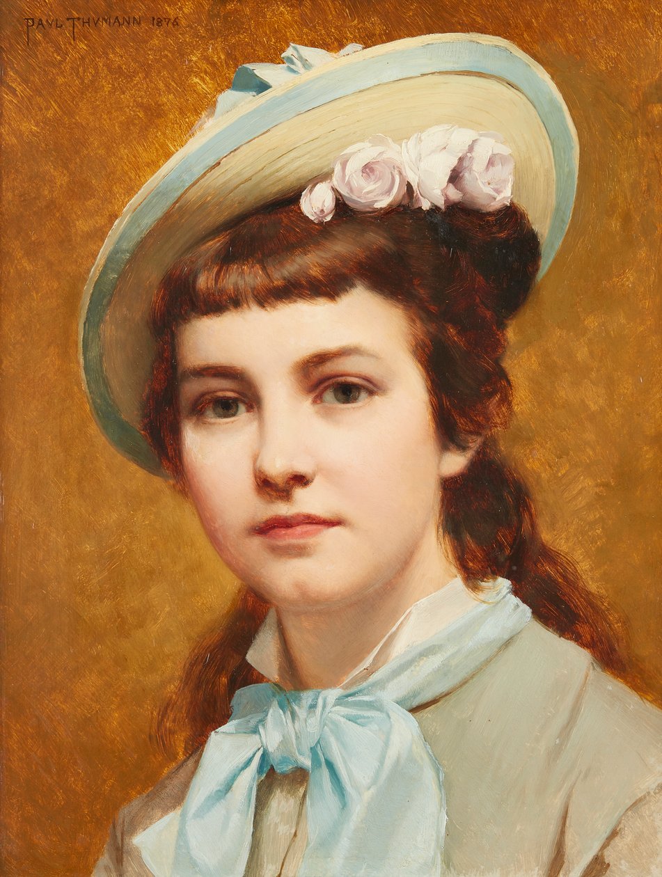 Olga (olej na panelu) autorstwa S. Fabrizi