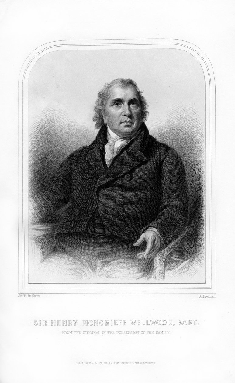 Sir Henry Moncrieff Wellwood, szkocki duchowny, 1870. autorstwa S. Freeman