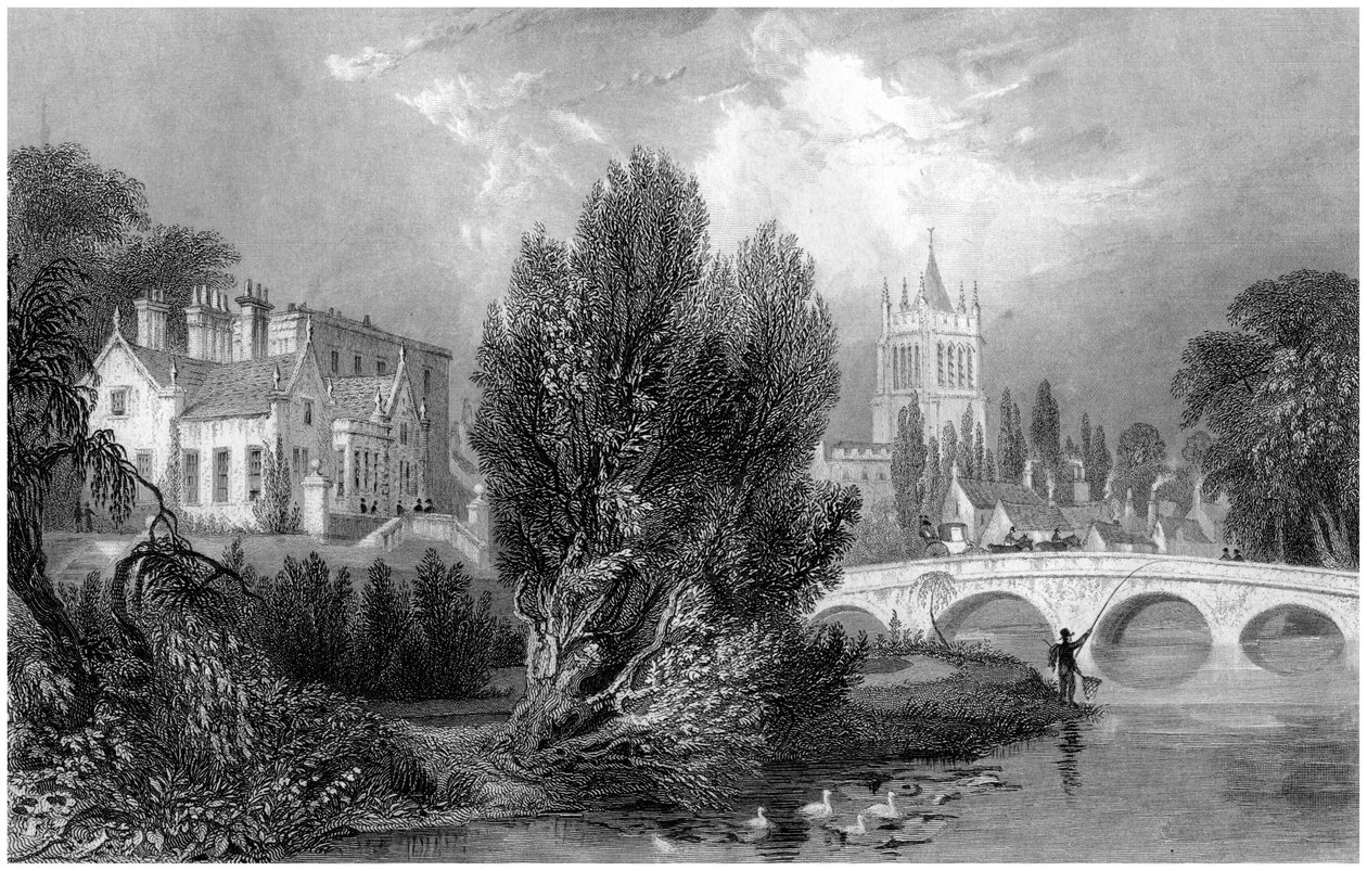 Club House, Melton Mowbray, Leicestershire, XIX wiek autorstwa S. Lacey