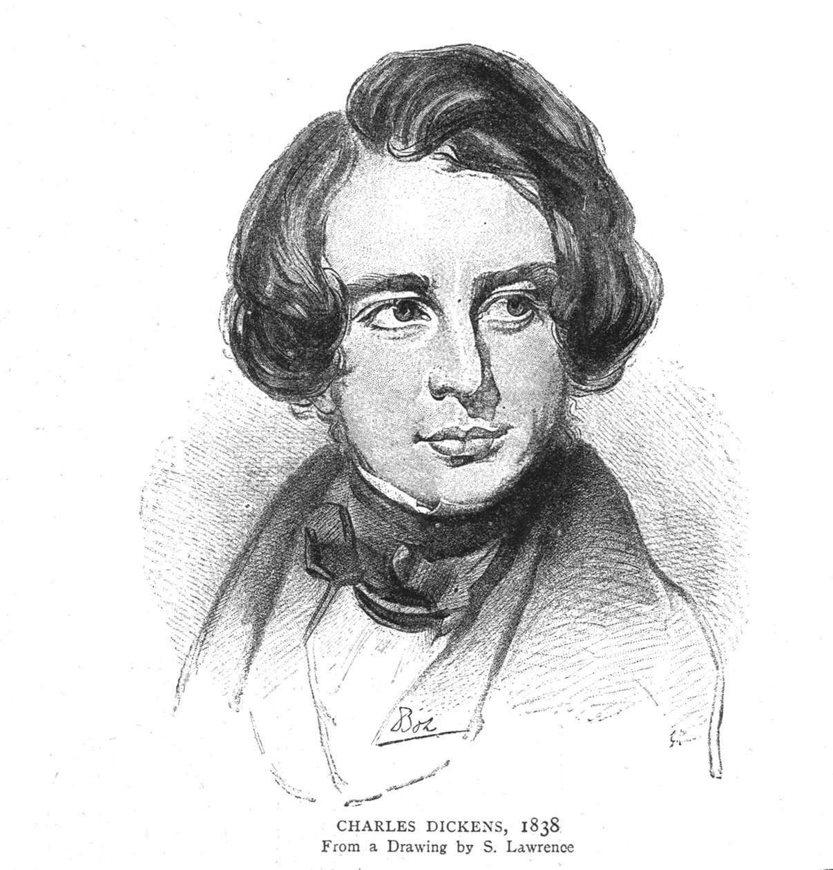 Karol Dickens, 1838 autorstwa S. Lawrence