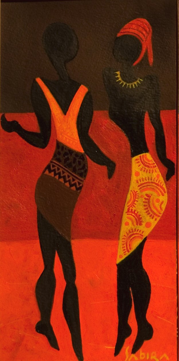 Salaam, 2007 (gwasz i akryl) autorstwa Sabira Manek