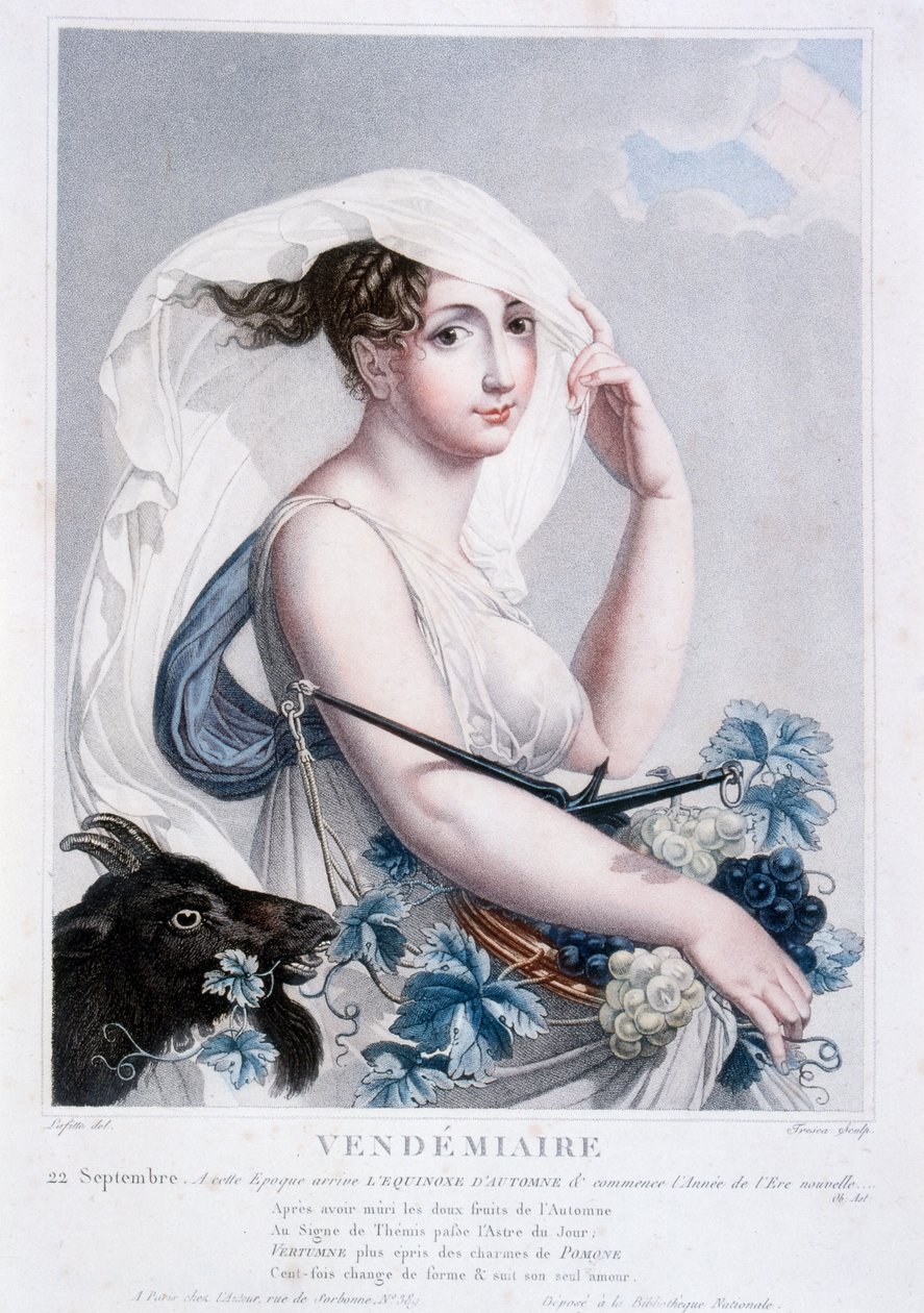 Alegoria Vendemaire autorstwa Salvadore Tresca