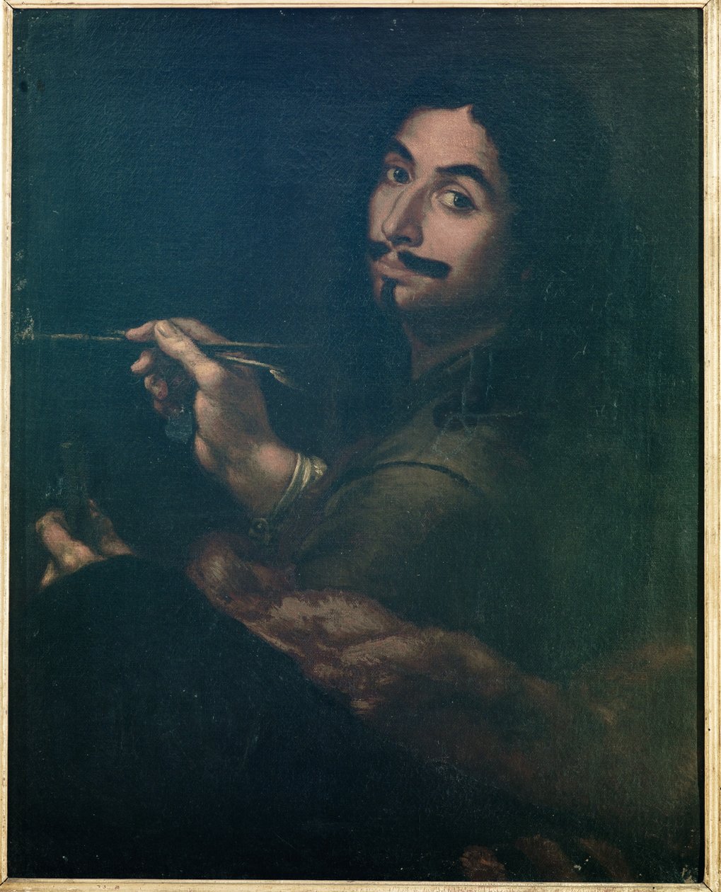 Autoportret, ok. 1642 autorstwa Salvator Rosa