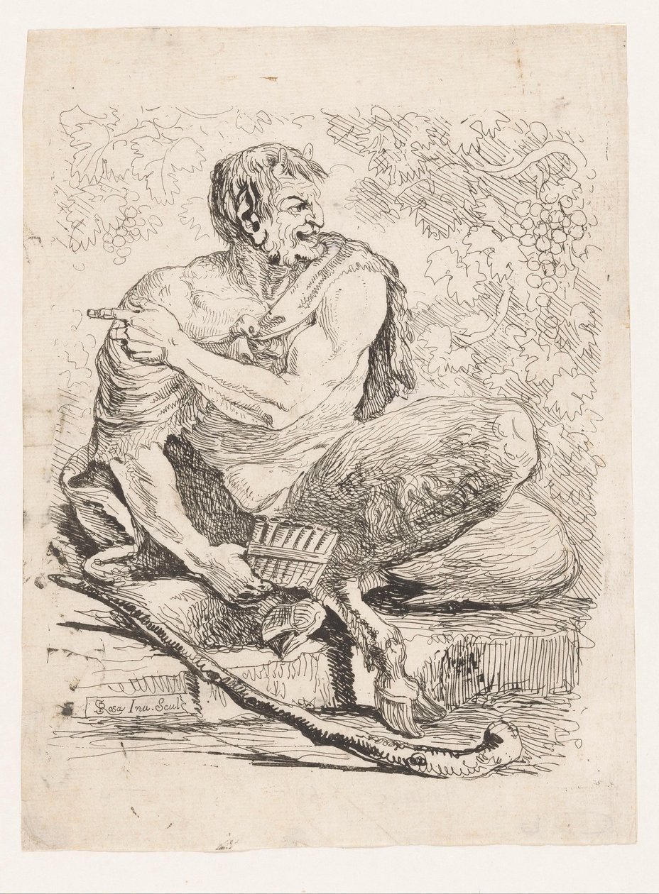 Patelnia autorstwa Salvator Rosa (rejected attribution)