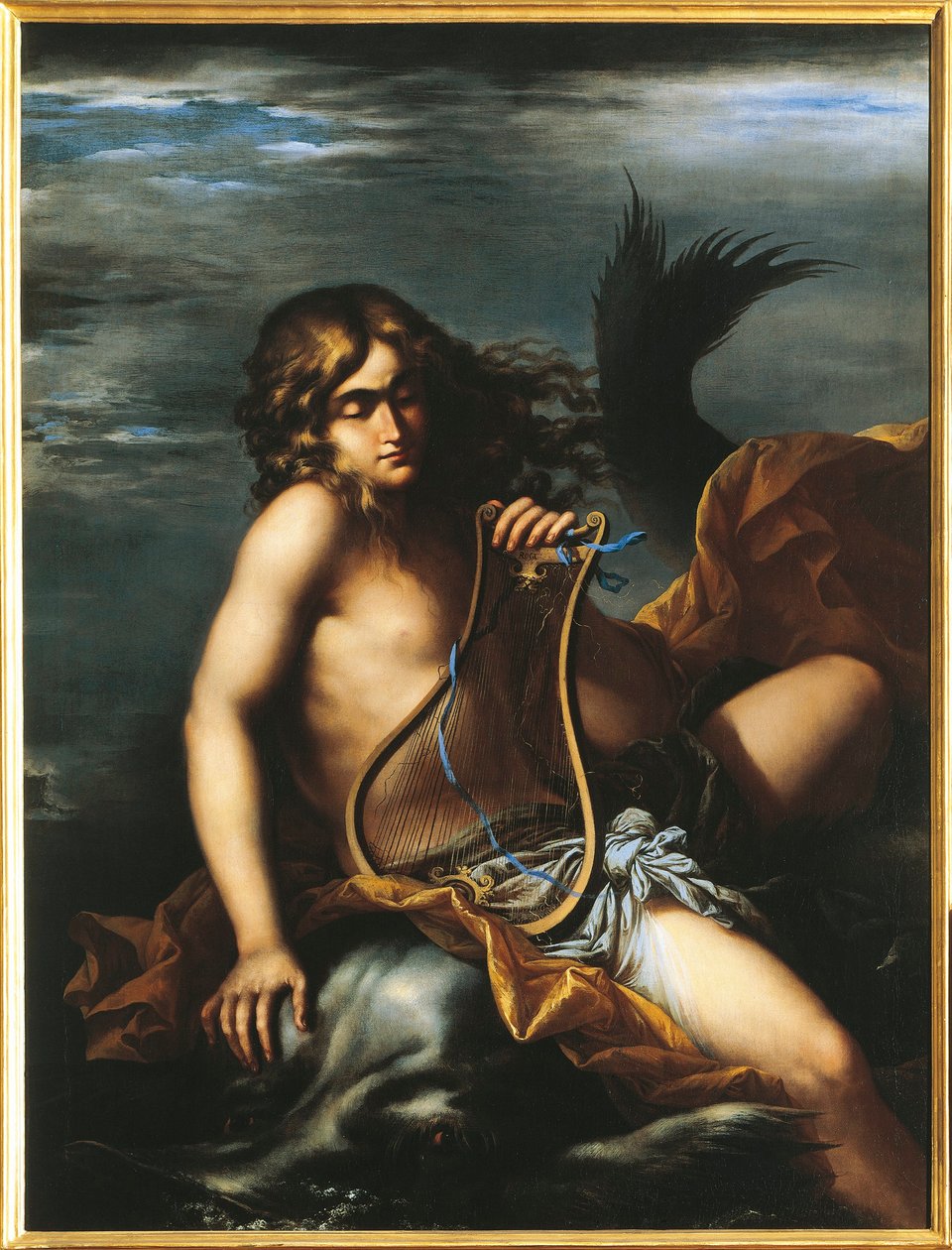 Włochy, Arion on Dolphin autorstwa Salvator Rosa