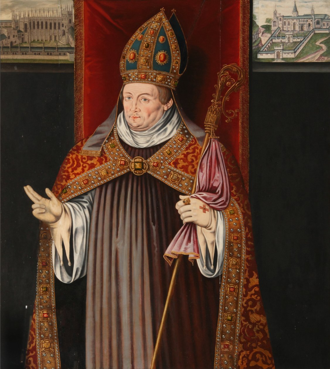 William of Wykeham (olej na desce) autorstwa Sampson Strong