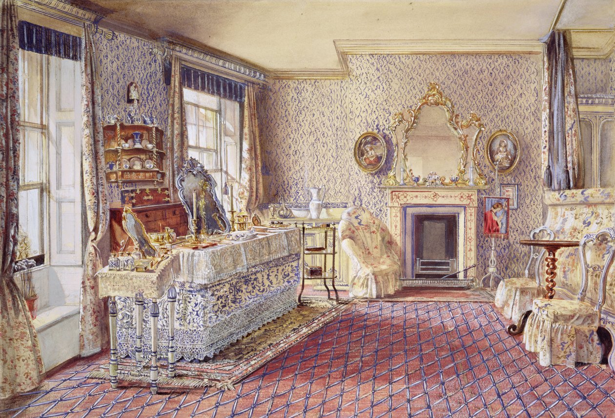 Wnętrze sypialni autorstwa Samuel A. Rayner