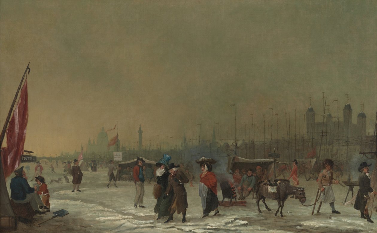 Mróz na Tamizie autorstwa Samuel Collings