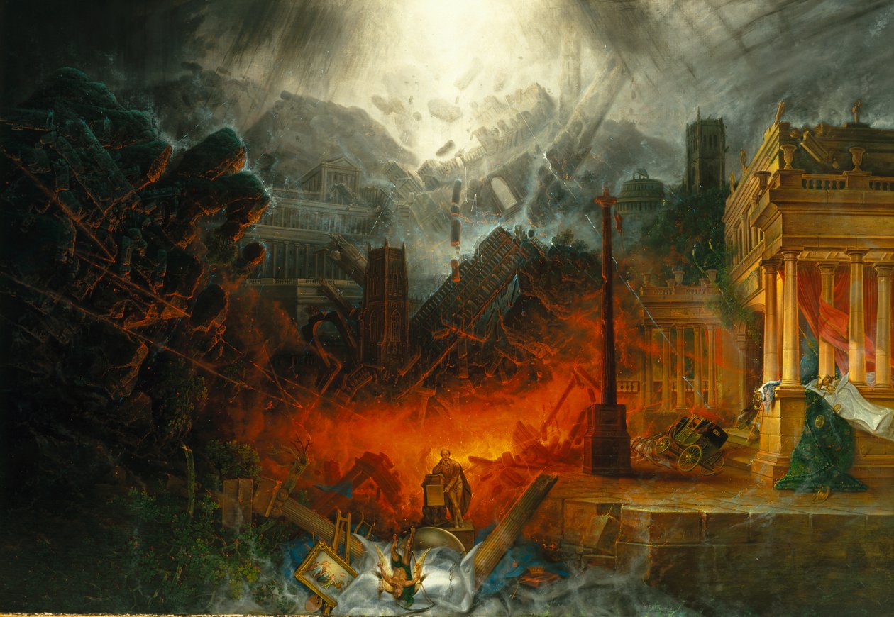Krawędź Zagłady, 1836-38 autorstwa Samuel Colman