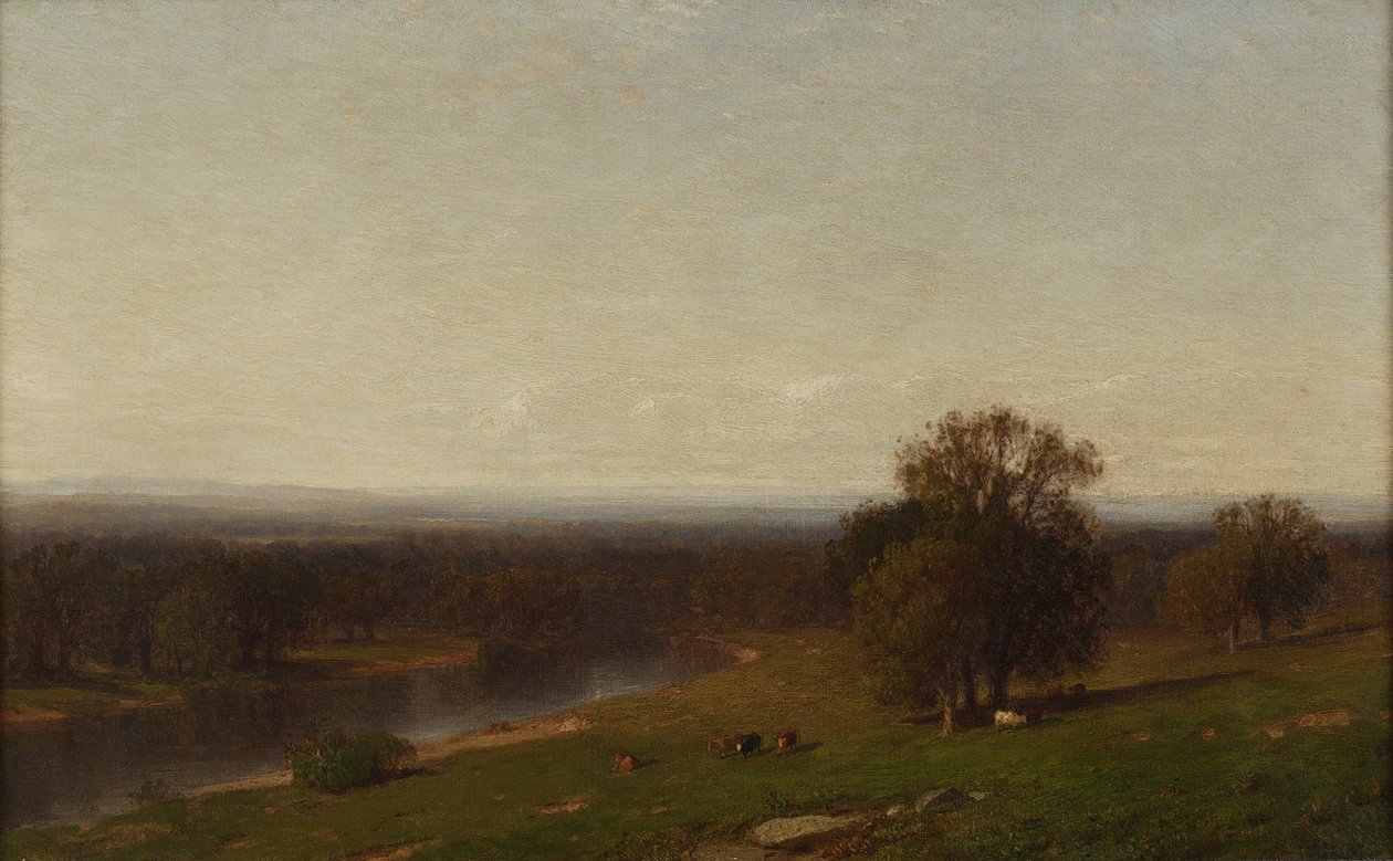 Dolina Genesee, Nowy Jork, 1862-63 autorstwa Samuel Colman