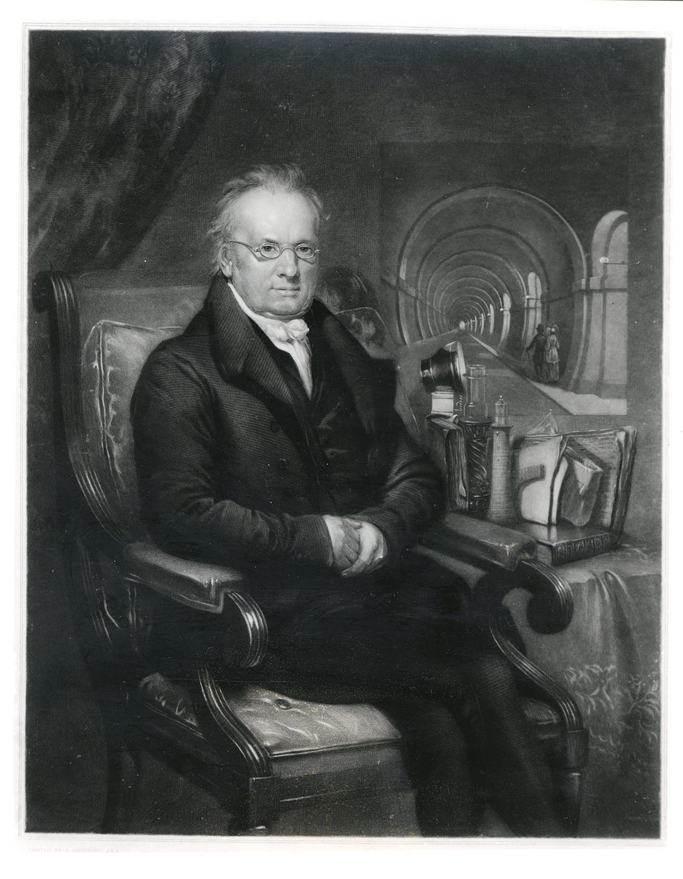 Sir Mark Isambard Brunel (1769-1849) c.1835 autorstwa Samuel Drummond