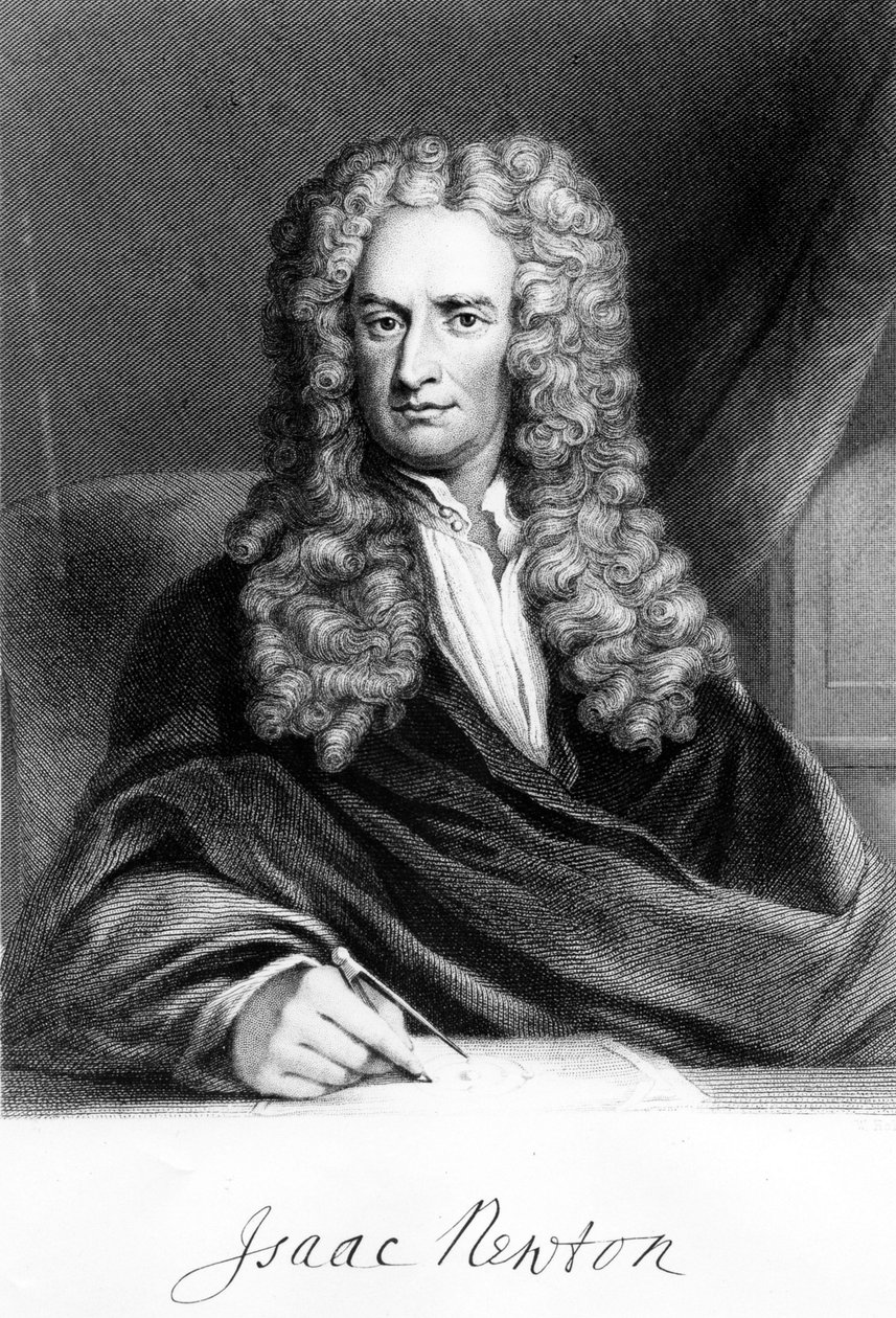 Izaak Newton autorstwa Samuel Freeman