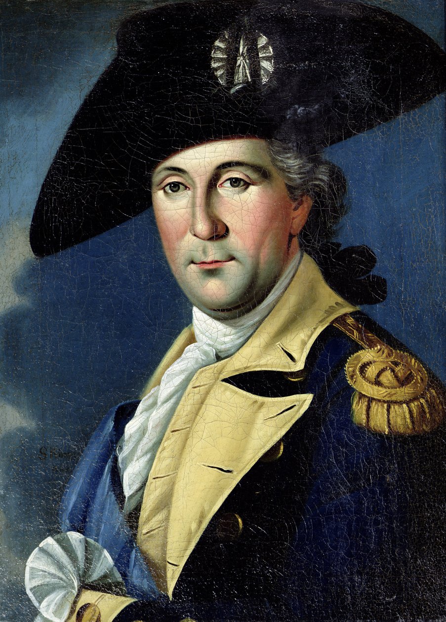 Jerzy Waszyngton (1732-99) autorstwa Samuel King