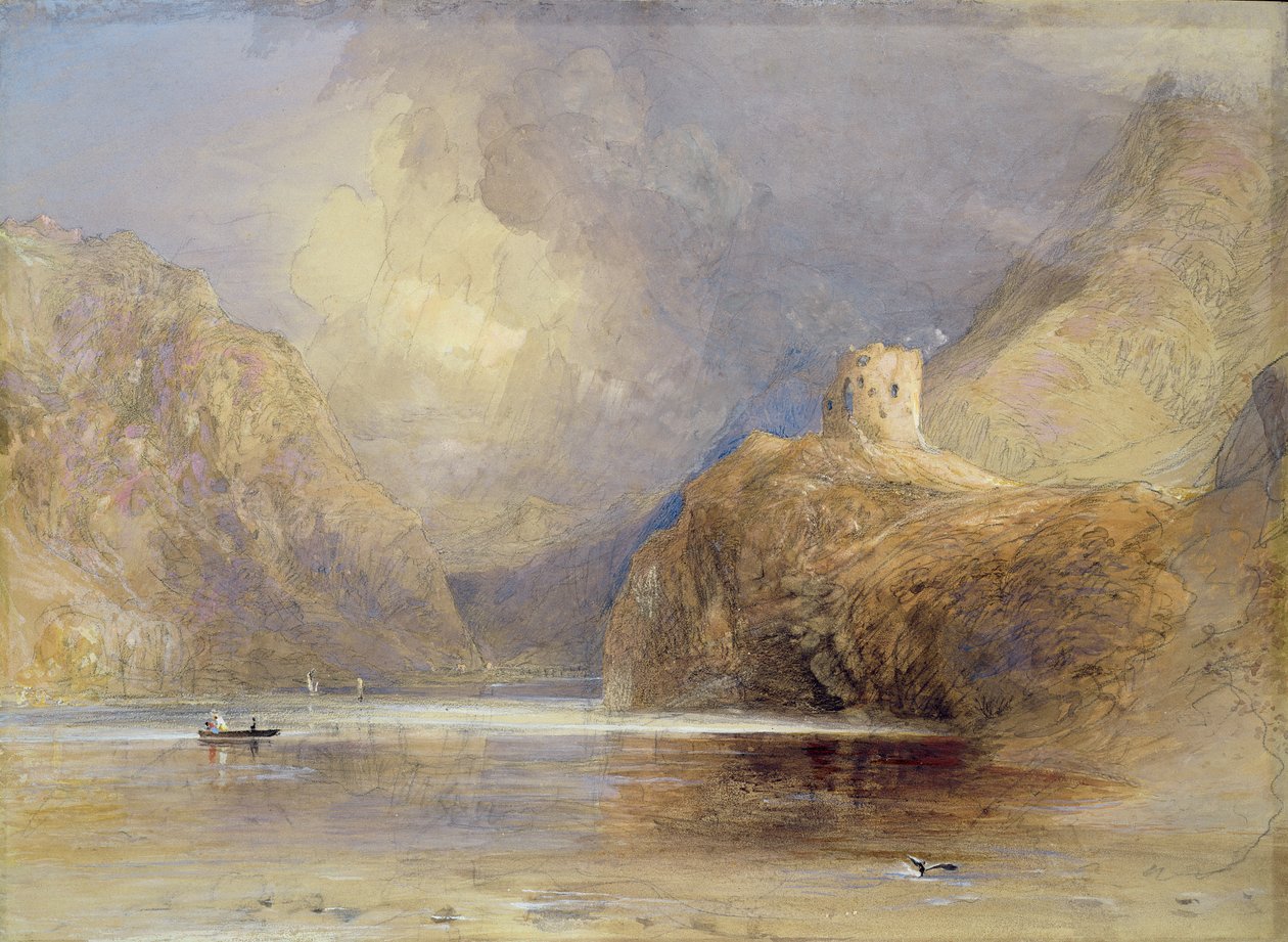 Zamek Dolbadern, Llanberis, Północna Walia autorstwa Samuel Palmer