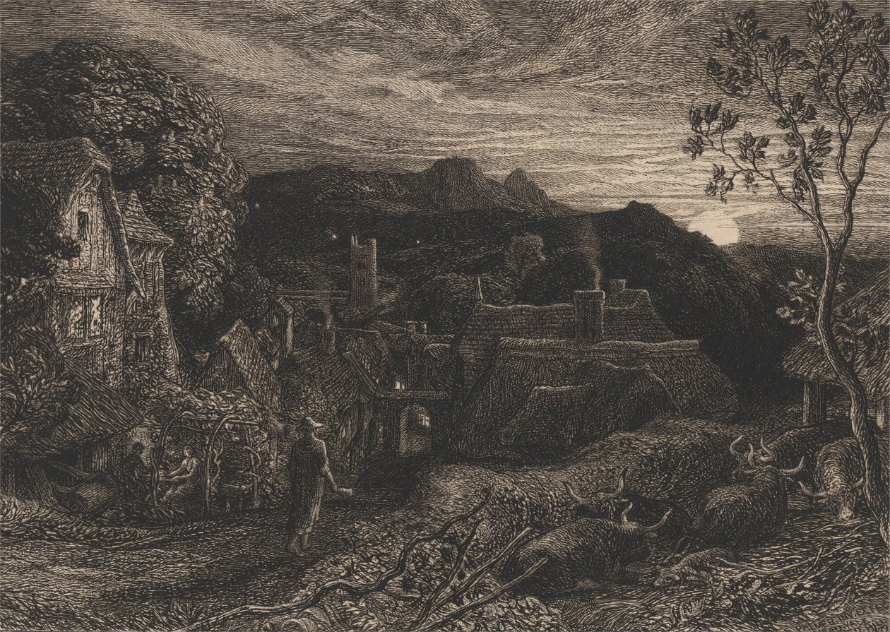 Dzwonnik autorstwa Samuel Palmer