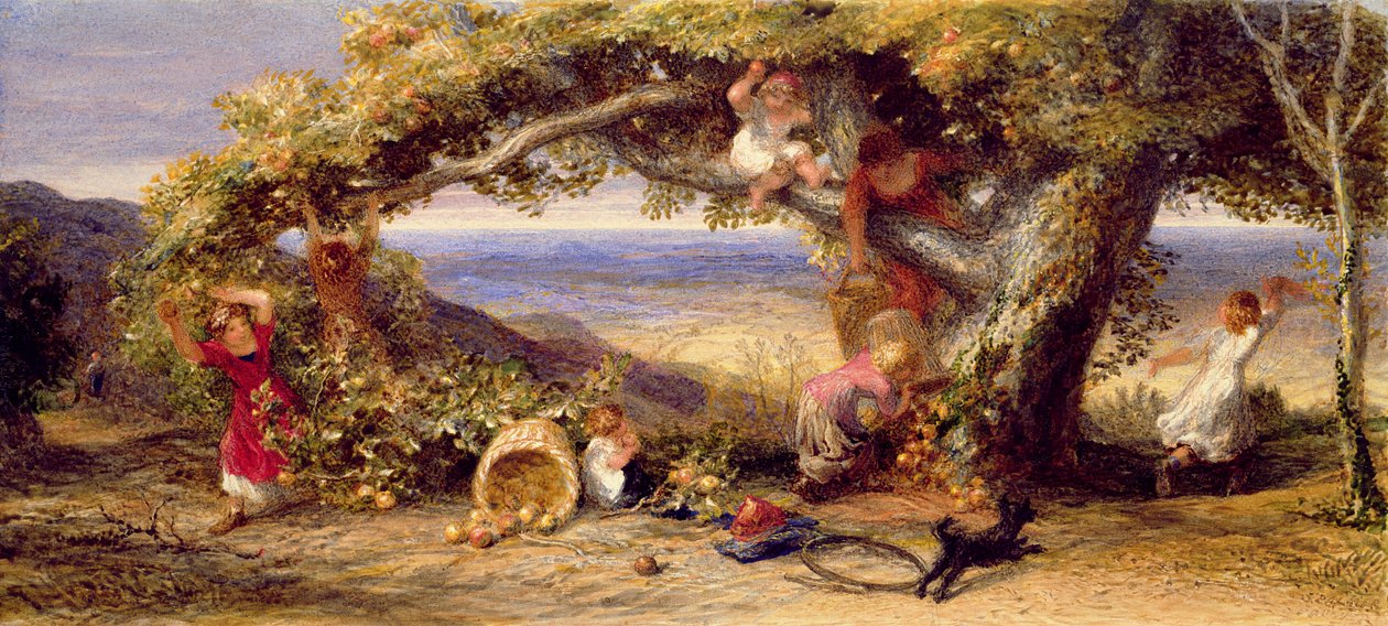 Patriarcha sadu, 1861 (wc i gwasz na papierze) autorstwa Samuel Palmer