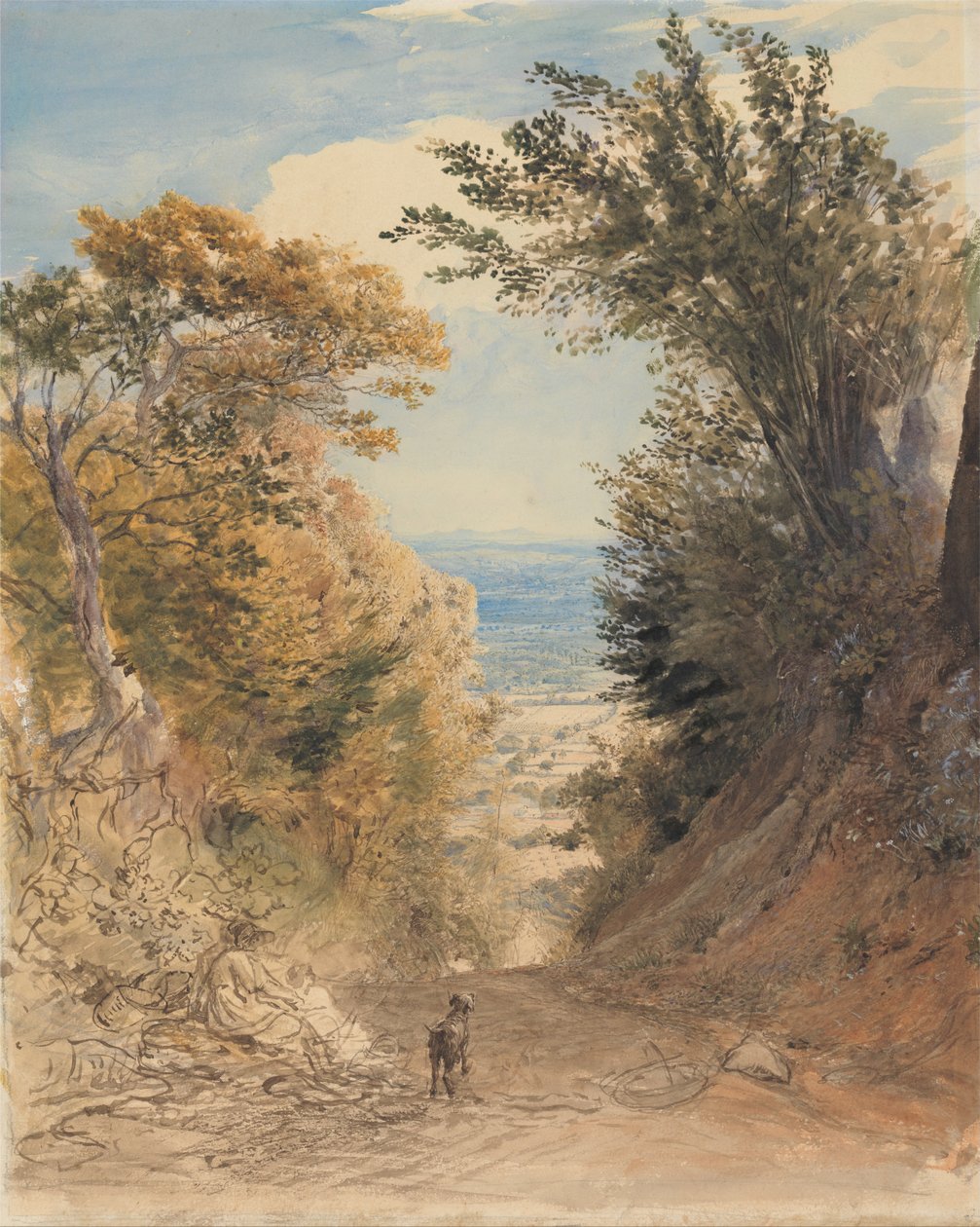 Widok z Rooks Hill, Kent autorstwa Samuel Palmer