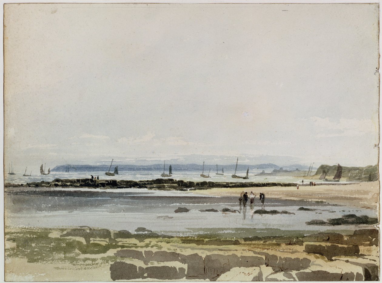 Scena na plaży autorstwa Samuel Prout