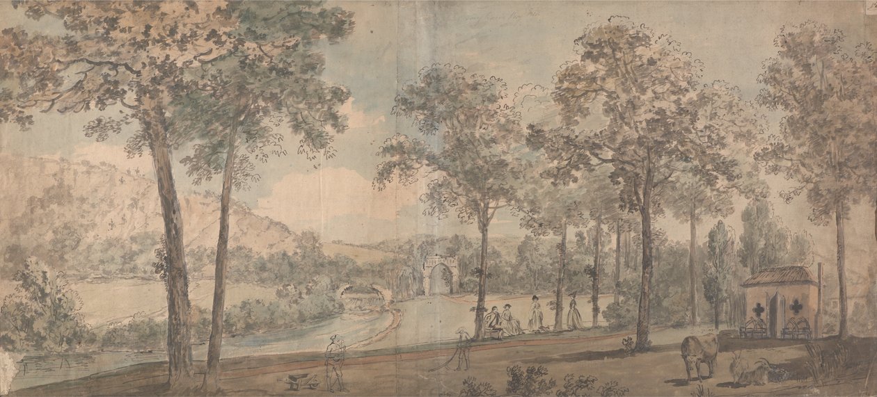 Pan Vaughans, Boys Hill, Dorset autorstwa Samuel Scott