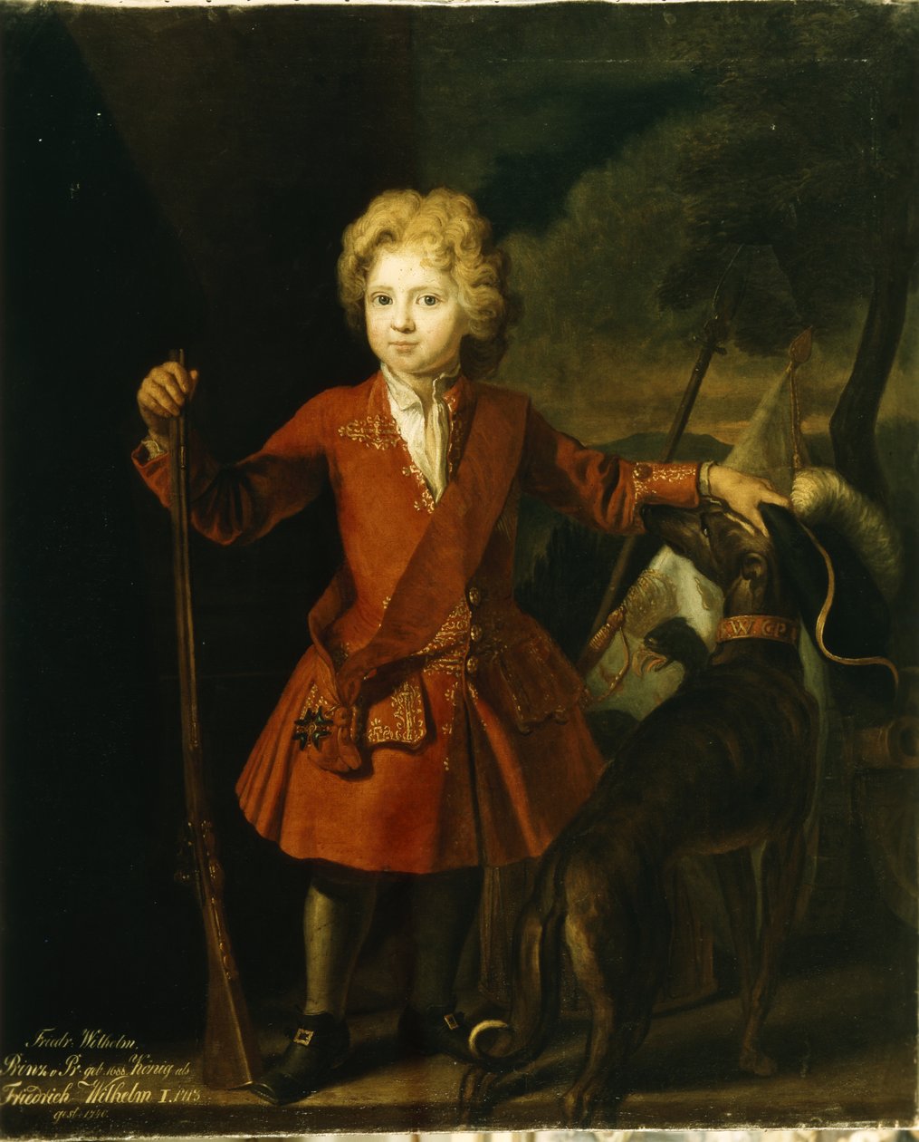 Książę koronny Fryderyk Wilhelm I autorstwa Samuel Theodor Gericke