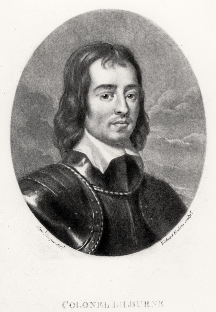 Pułkownik Robert Lilburne (1613-65) ilustracja z Portretów postaci sławnych w historii Wielkiej Brytanii, grawerowana przez Roberta Dunkartona (1744-c.1817) (mezzotinta) autorstwa Samuel after Cooper