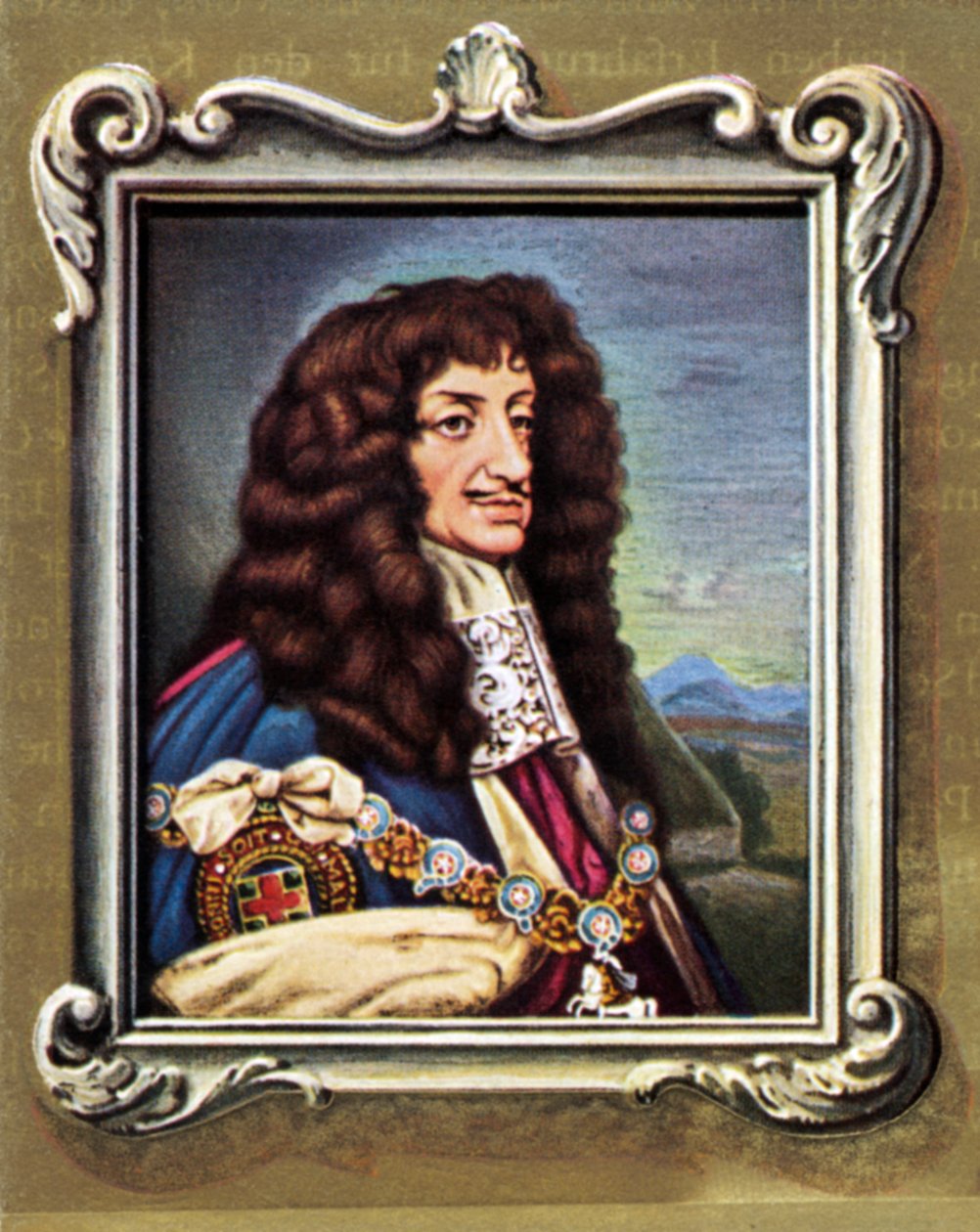 Portret Karola II autorstwa Samuel (after) Cooper