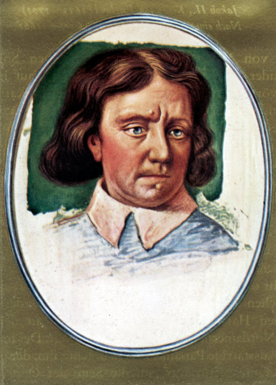 Portret Olivera Cromwella autorstwa Samuel (after) Cooper