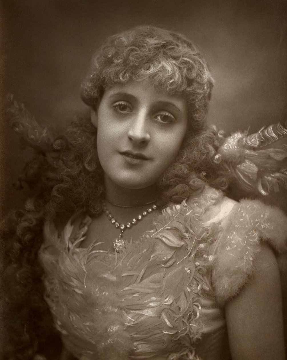 Phyllis Broughton, brytyjska aktorka, 1884 autorstwa Samuel A Walker