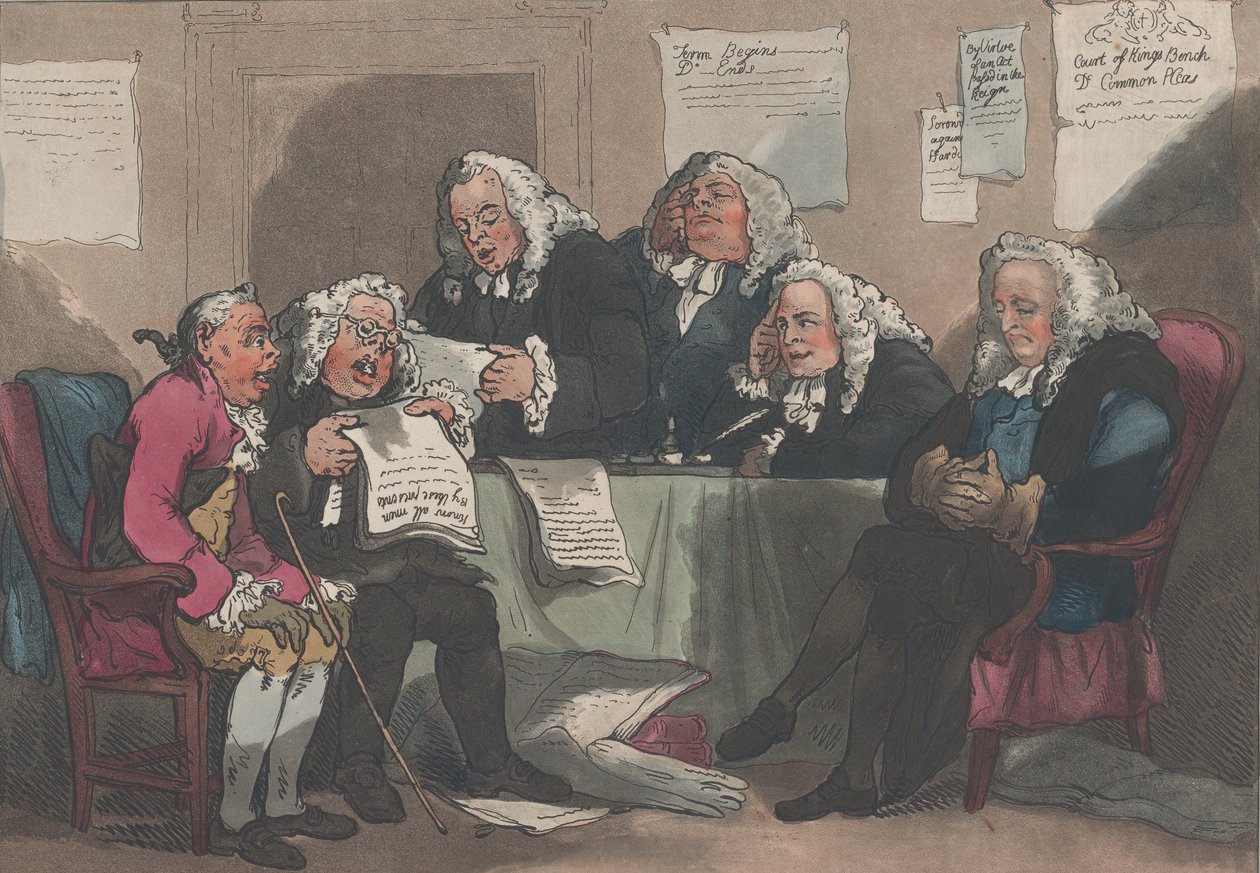 Zakłopotanie, 17 grudnia 1793. autorstwa Samuel Alken