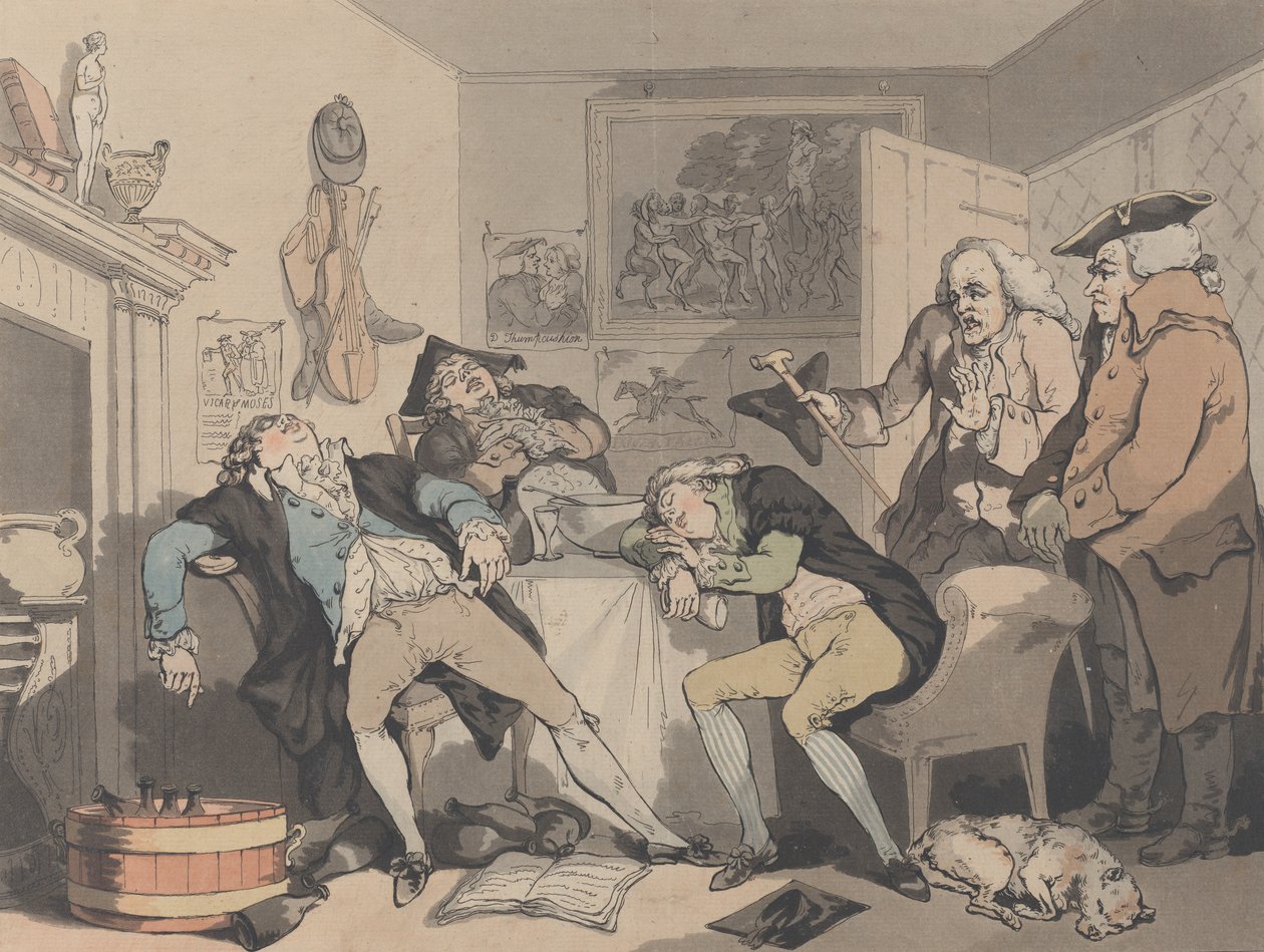 Tempora, Mores!, 1799. autorstwa Samuel Alken