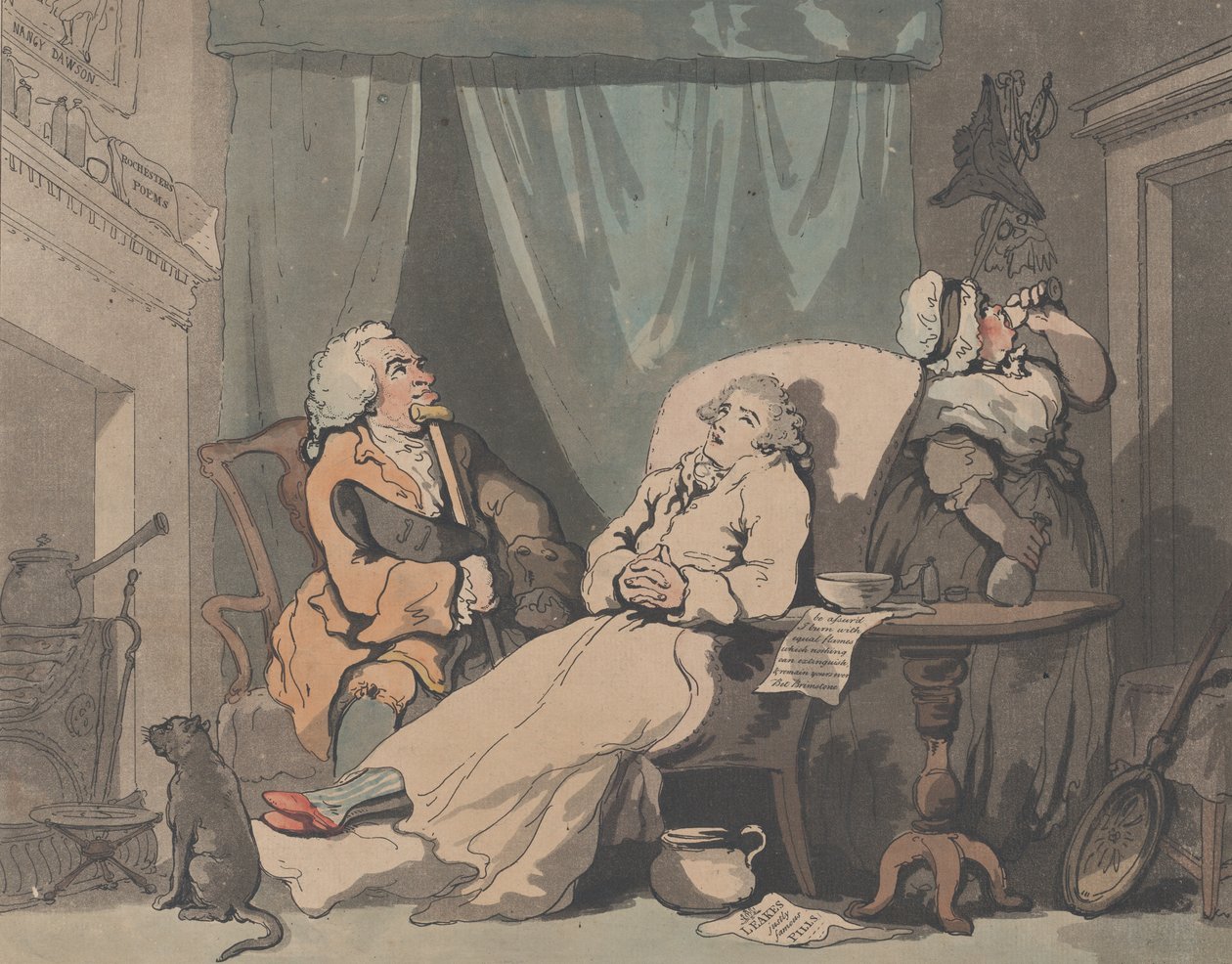 Kawaler, 28 grudnia 1787. autorstwa Samuel Alken