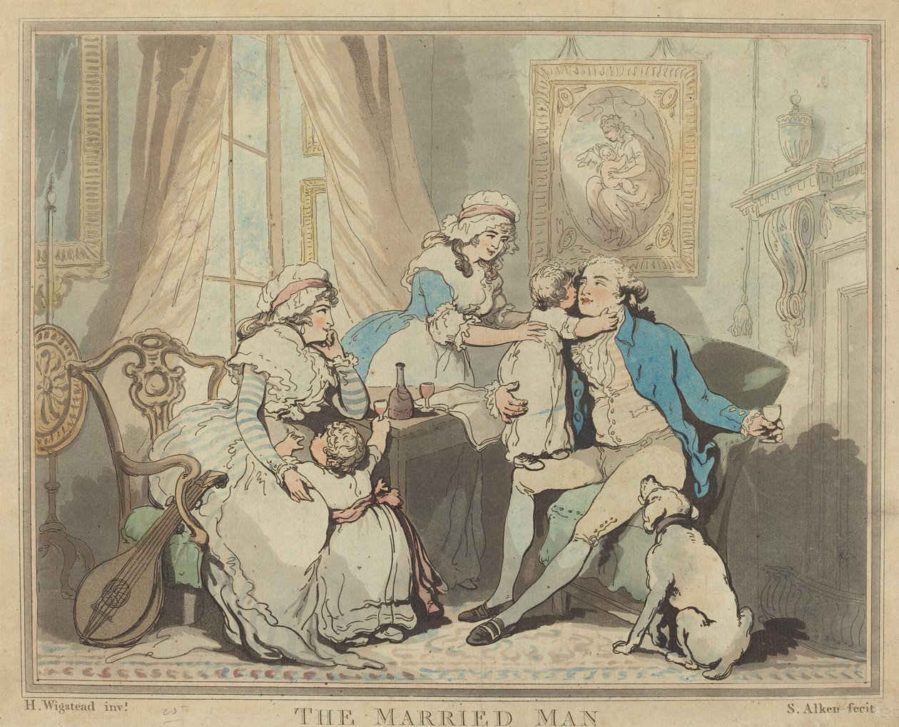 Żonaty autorstwa Samuel Alken after H. Wigstead