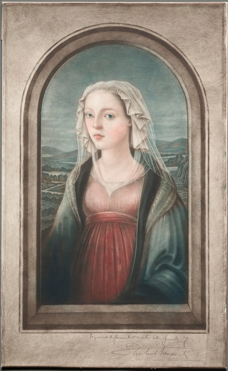 Madonna, XIX-XX w. autorstwa Samuel Arlent Edwards
