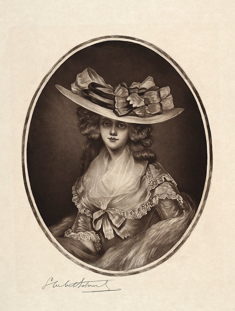 Pani Benwell, XIX-XX wiek. autorstwa Samuel Arlent Edwards