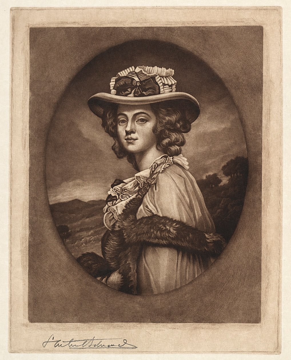 Pani Davenport, XIX-XX wiek. autorstwa Samuel Arlent Edwards