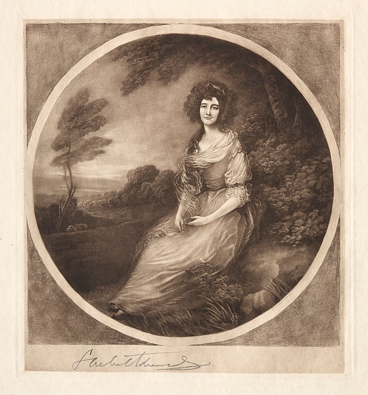 Pani Sheridan, XIX-XX w. autorstwa Samuel Arlent Edwards
