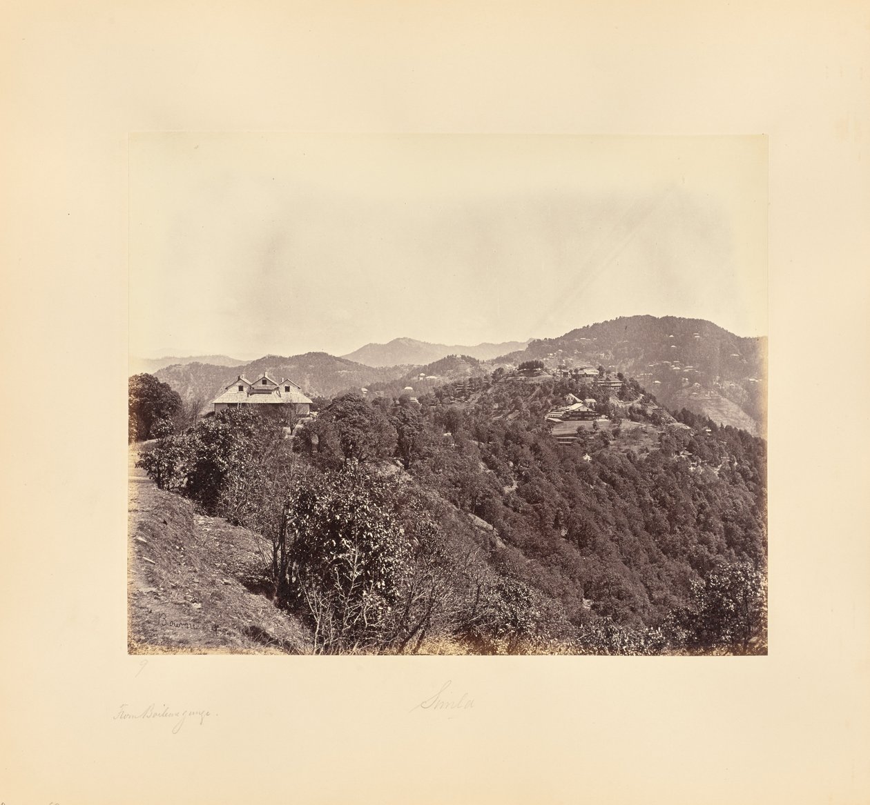 Simla; Z Boileaugange autorstwa Samuel Bourne