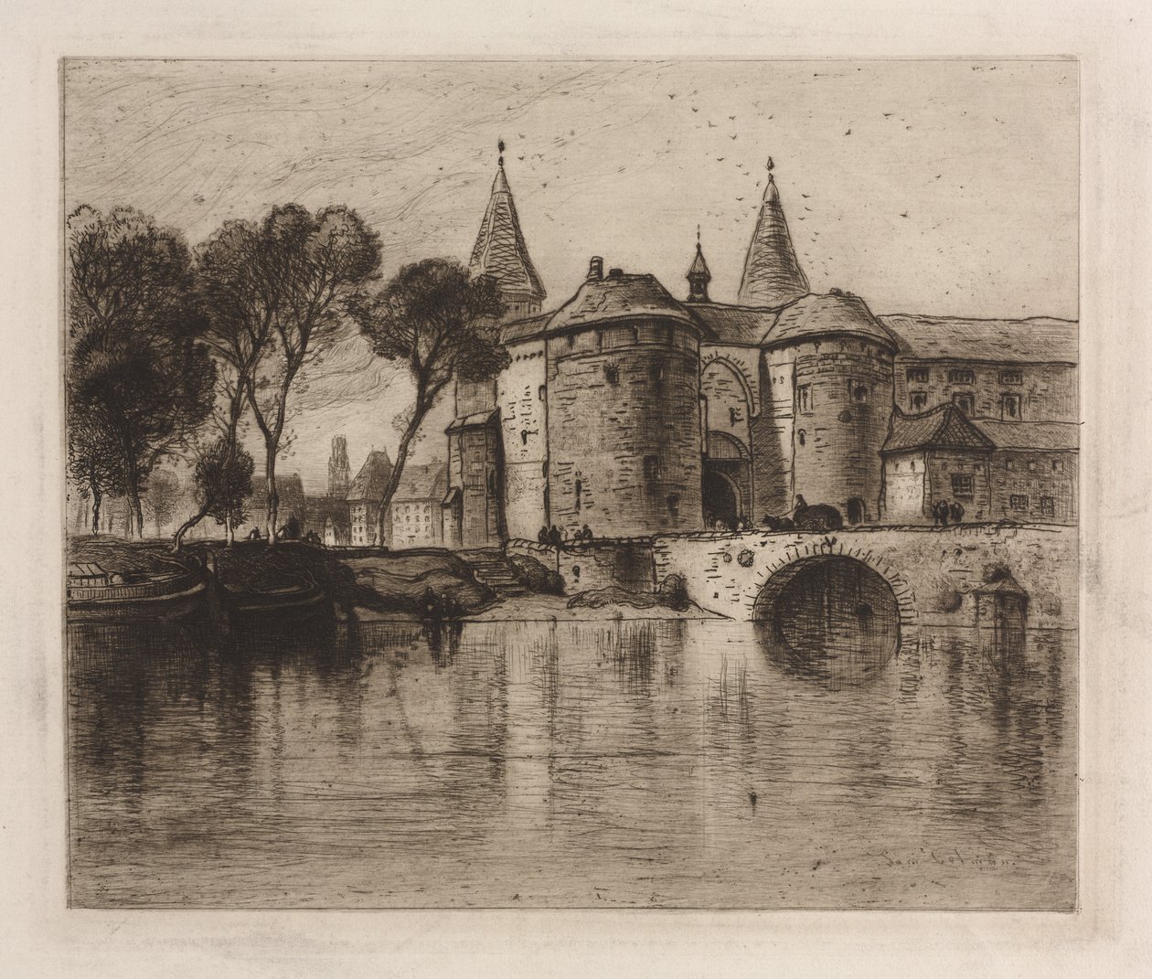 Pont de Grand, Brugia autorstwa Samuel Colman