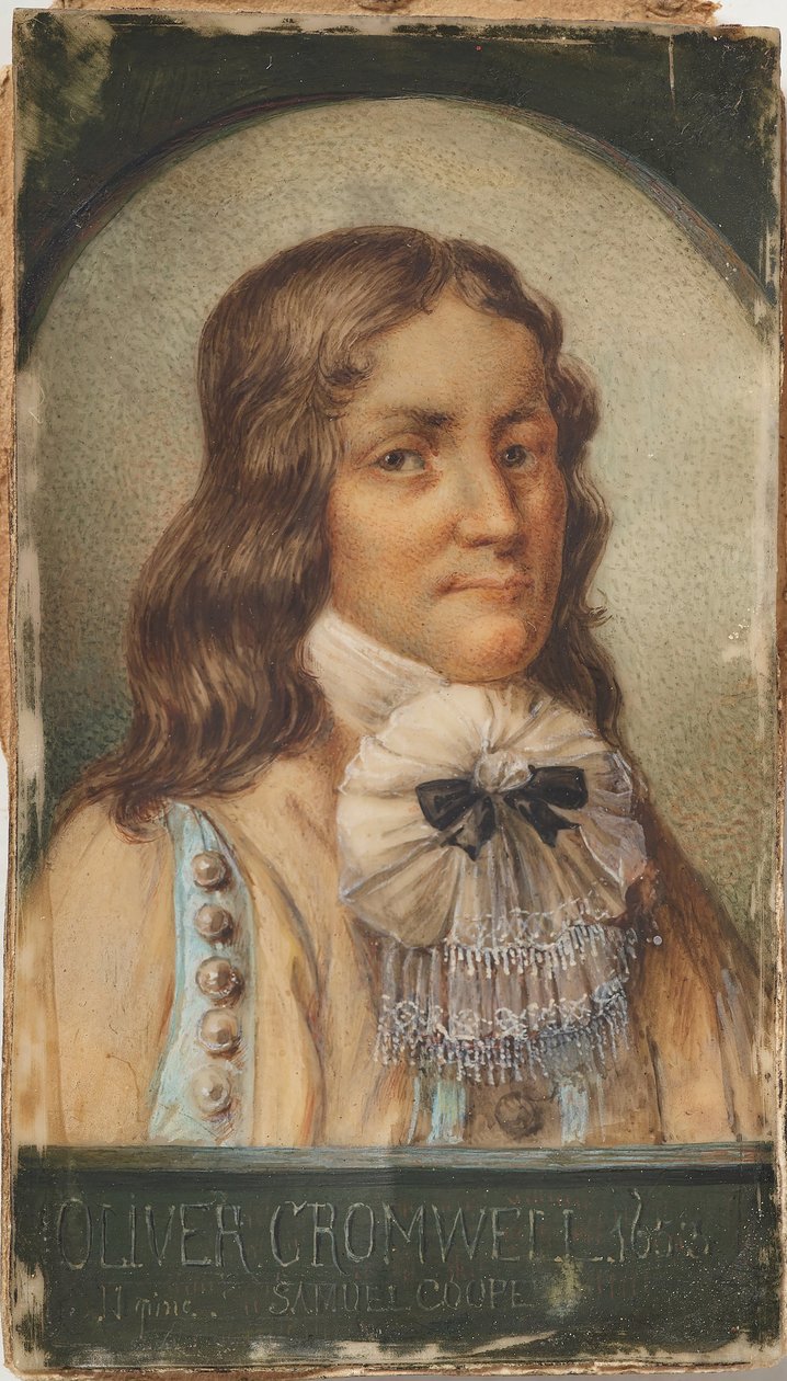 Portret Olivera Cromwella 1599-1658, 1653. autorstwa Samuel Cooper