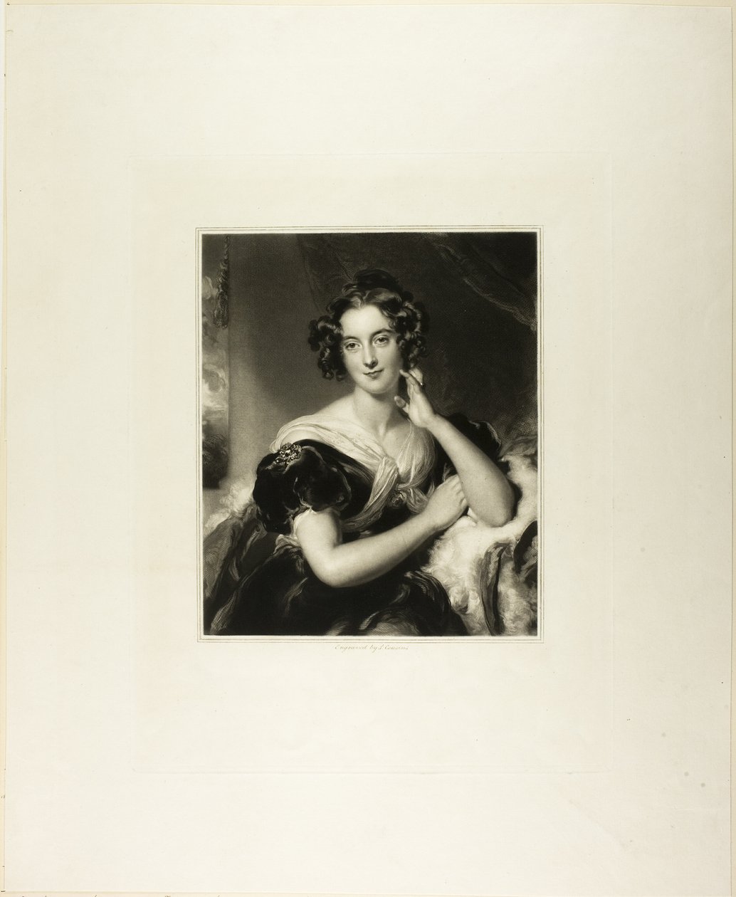 Panna Julia MacDonald autorstwa Samuel Cousins