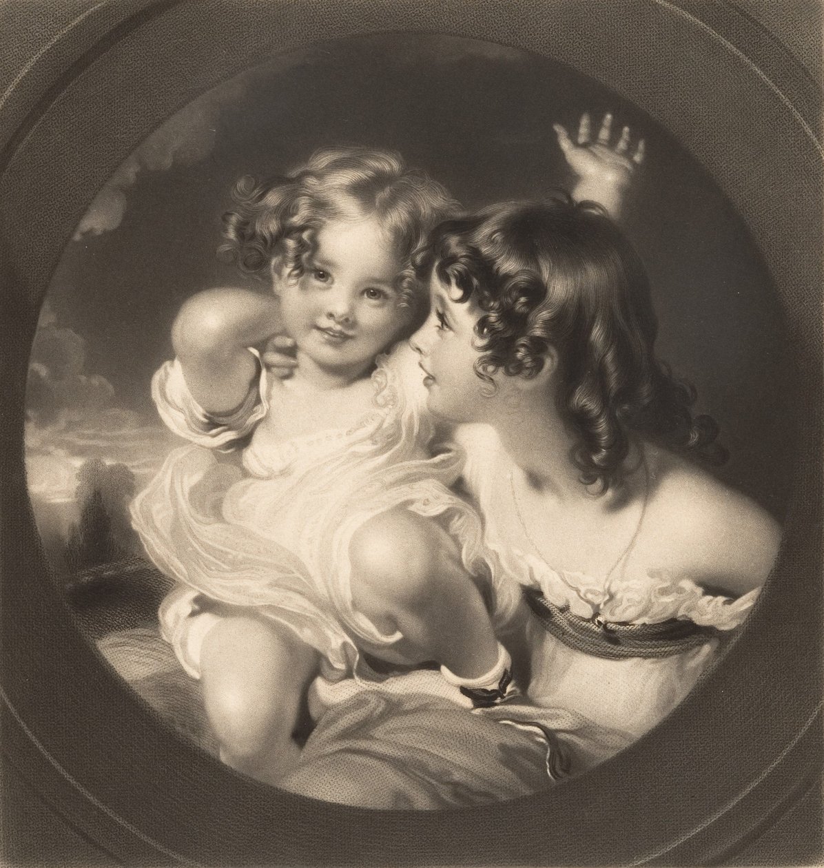 Natura Dzieci uspokojenia, 1835. autorstwa Samuel Cousins