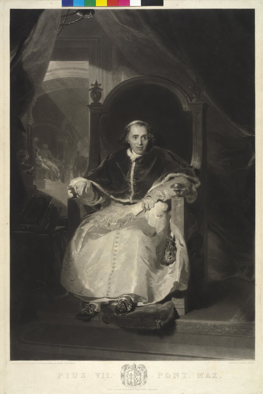 Papież Pius VII autorstwa Samuel Cousins