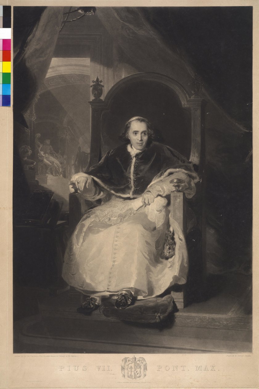 Papież Pius VII autorstwa Samuel Cousins