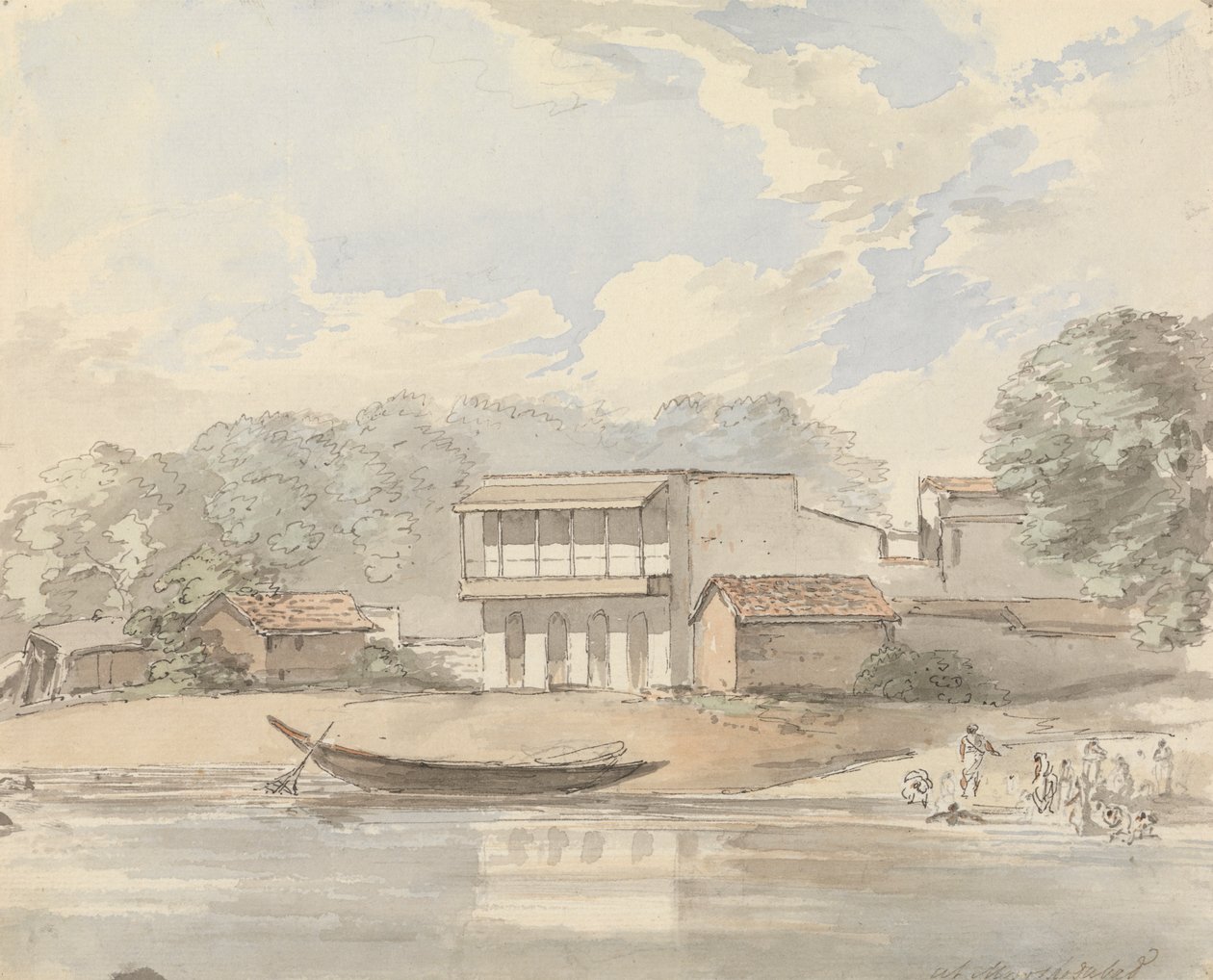 W Moorshedubad [Murshidabad] autorstwa Samuel Davis