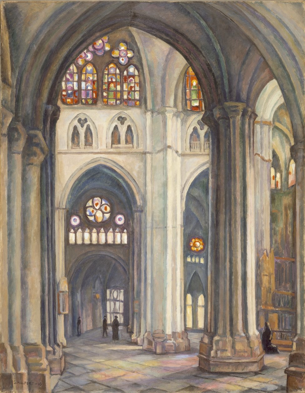 Katedra w Toledo, 1916 autorstwa Samuel Halpert