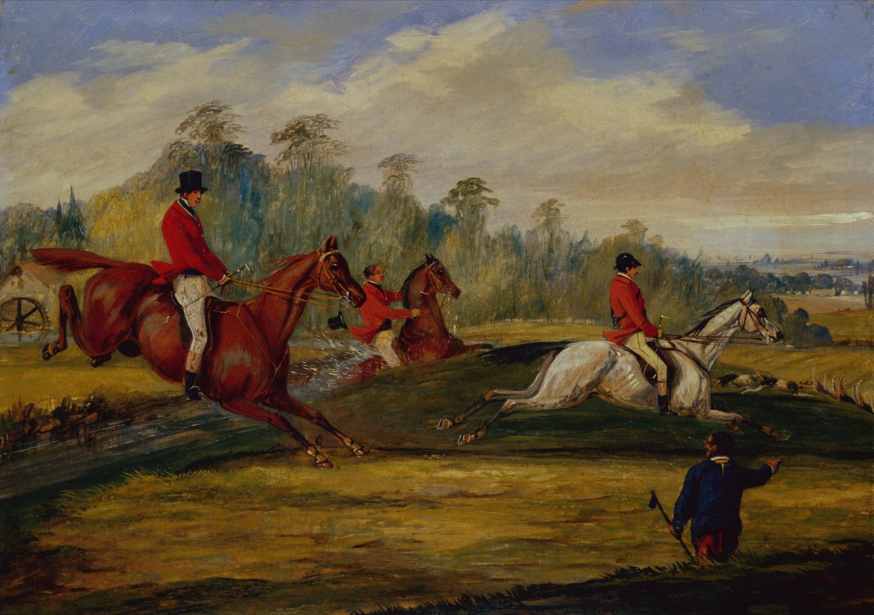 Scena myśliwska (olej) autorstwa Samuel Henry Alken