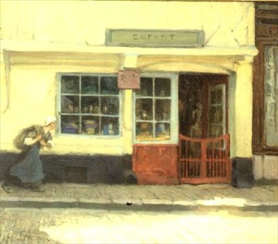 Scena uliczna autorstwa Samuel Henry William Llewelyn